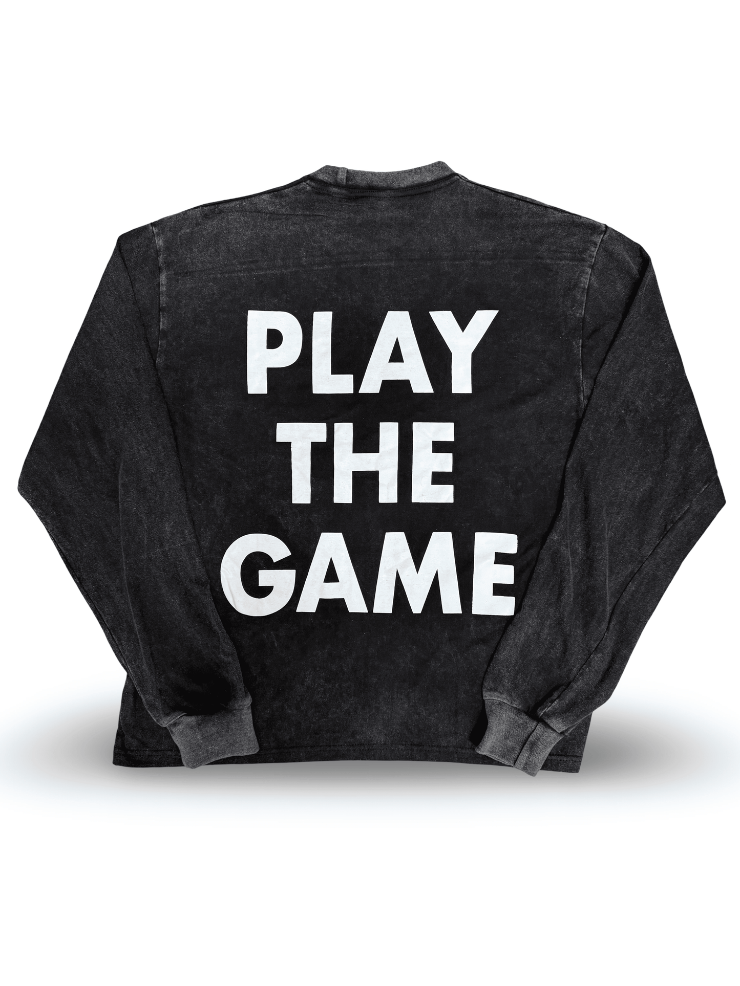 "Play The Game" Vintage Black LS - Carrara Collection "Onyx"